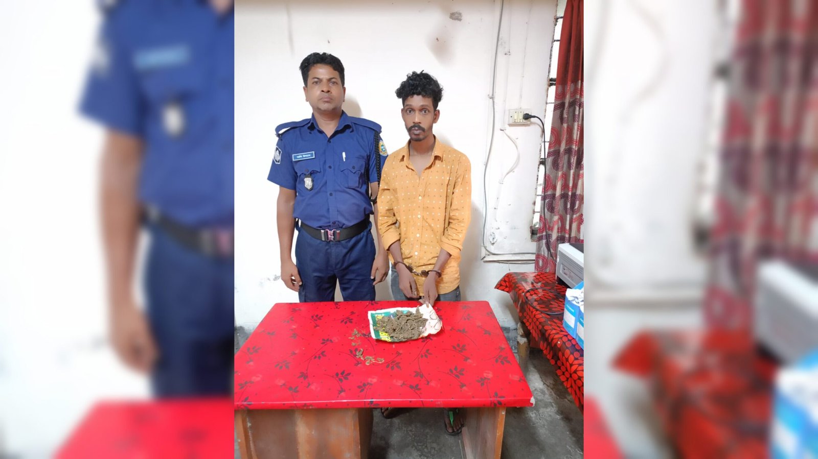 পাথরঘাটায় ৫০ গ্রাম গাঁজাসহ যুবক আটক