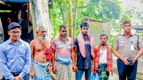 ফরিদপুরের সদরপুরে মাদক সেবনের দায়ে ৪ জনের অর্থ – কারাদন্ড